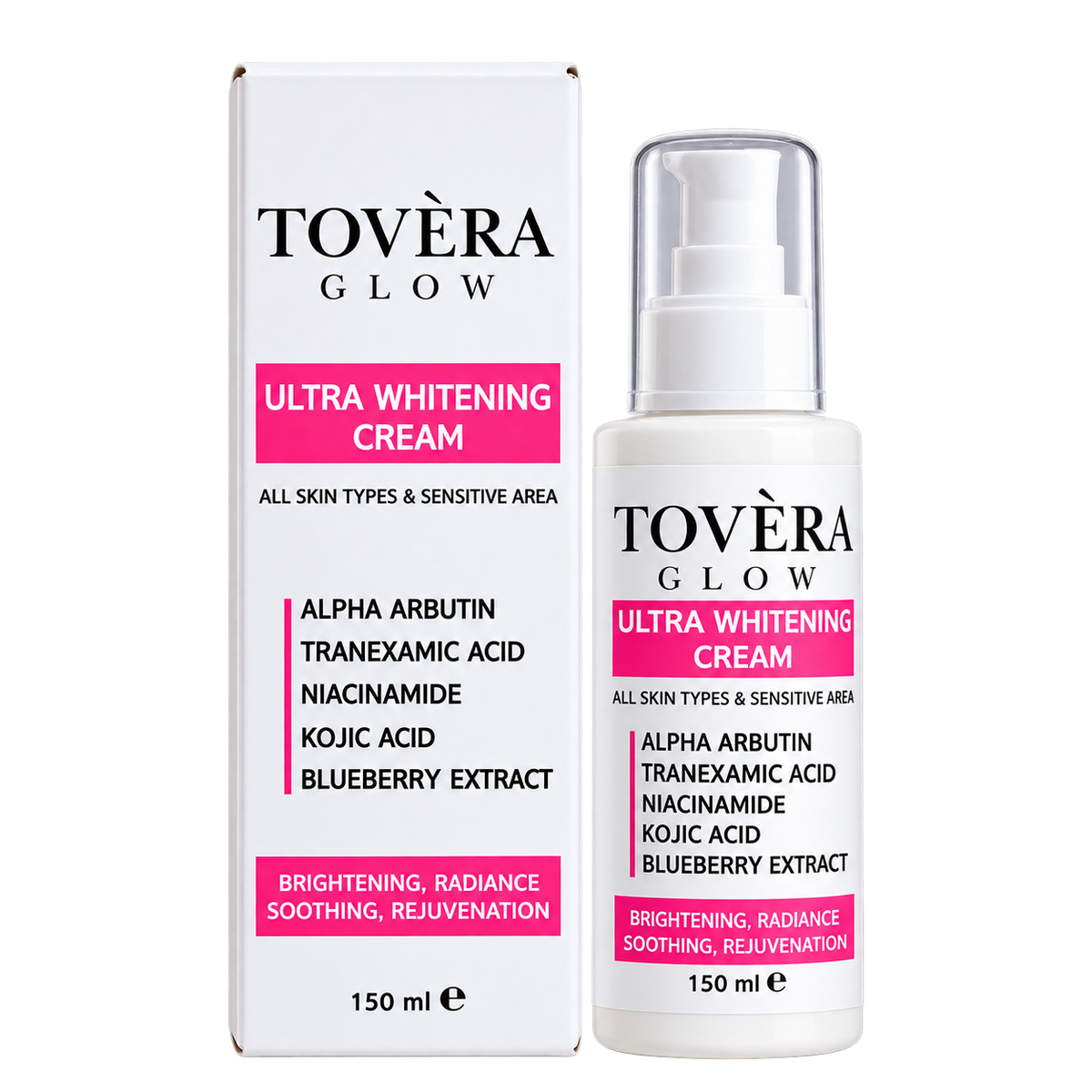 كريم تفتيح البشرة توڤيرا جلو 150 مل - TOVÈRA GLOW 